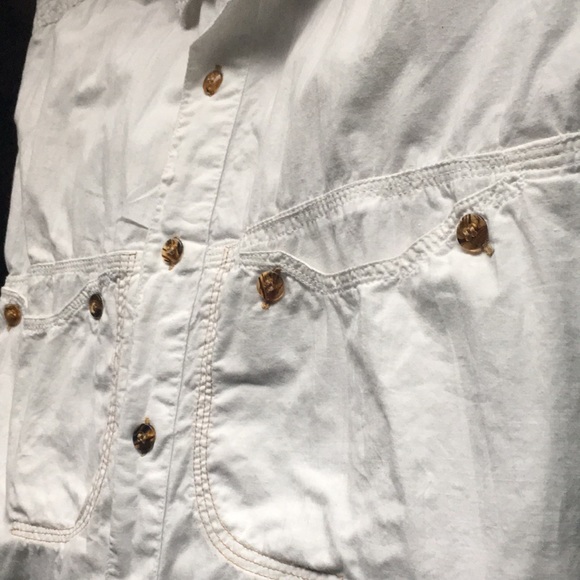 Men’s FLUID White Cotton Button Down - Picture 16 of 16